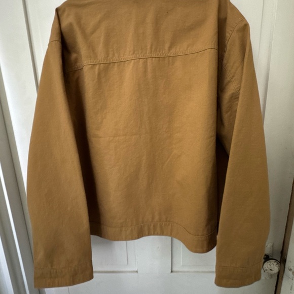 Levi's Men's Tan Jacket with Brown Collar - Picture 3 of 4